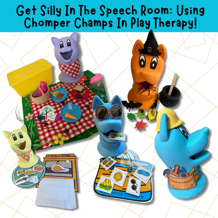 Why Play Is So Important & How To Use Chomper Champs With A Play Based Approach To Speech Therapy
