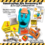 PRESALE - Construction Site Speech Therapy Kit - A Fix SLP Collab! **ACCESSORY KIT ONLY**