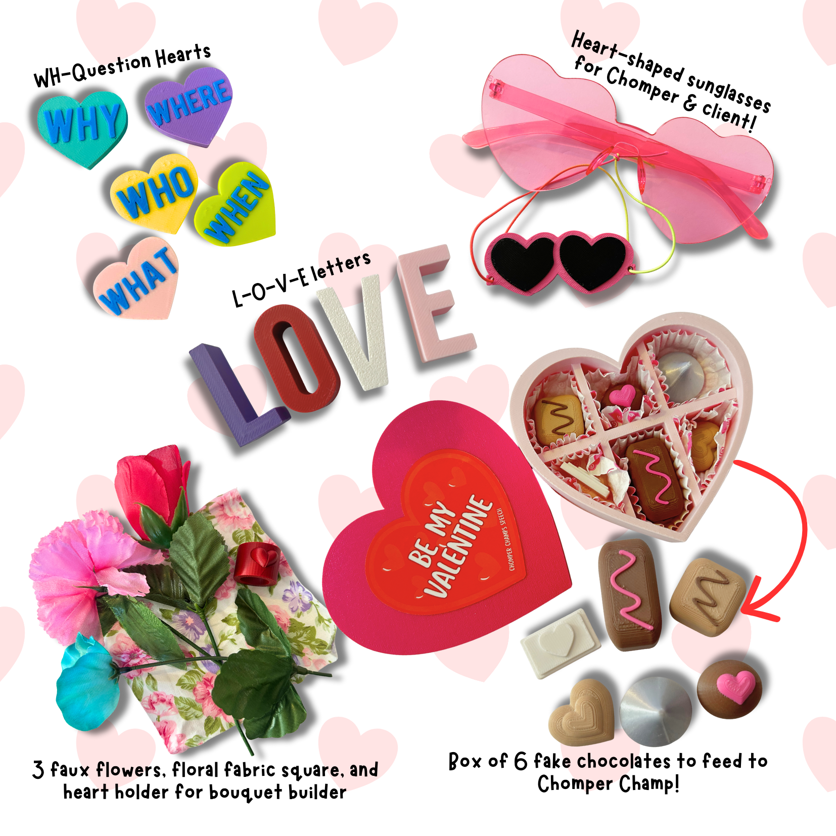 Valentines Day Speech Therapy Kit