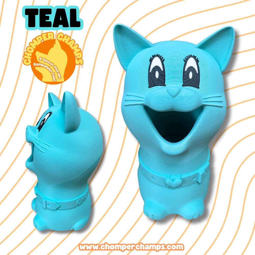 Chomper Champs Speech Therapy Companion Tool - Lulu the Cat