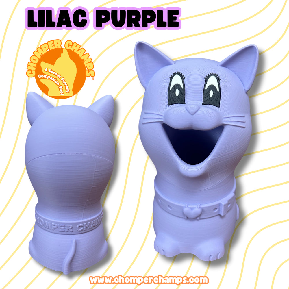 Chomper Champs Speech Therapy Companion Tool - Lulu the Cat