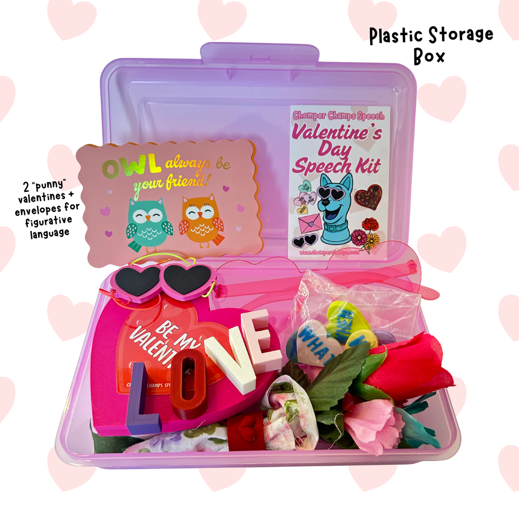 Valentines Day Speech Therapy Kit