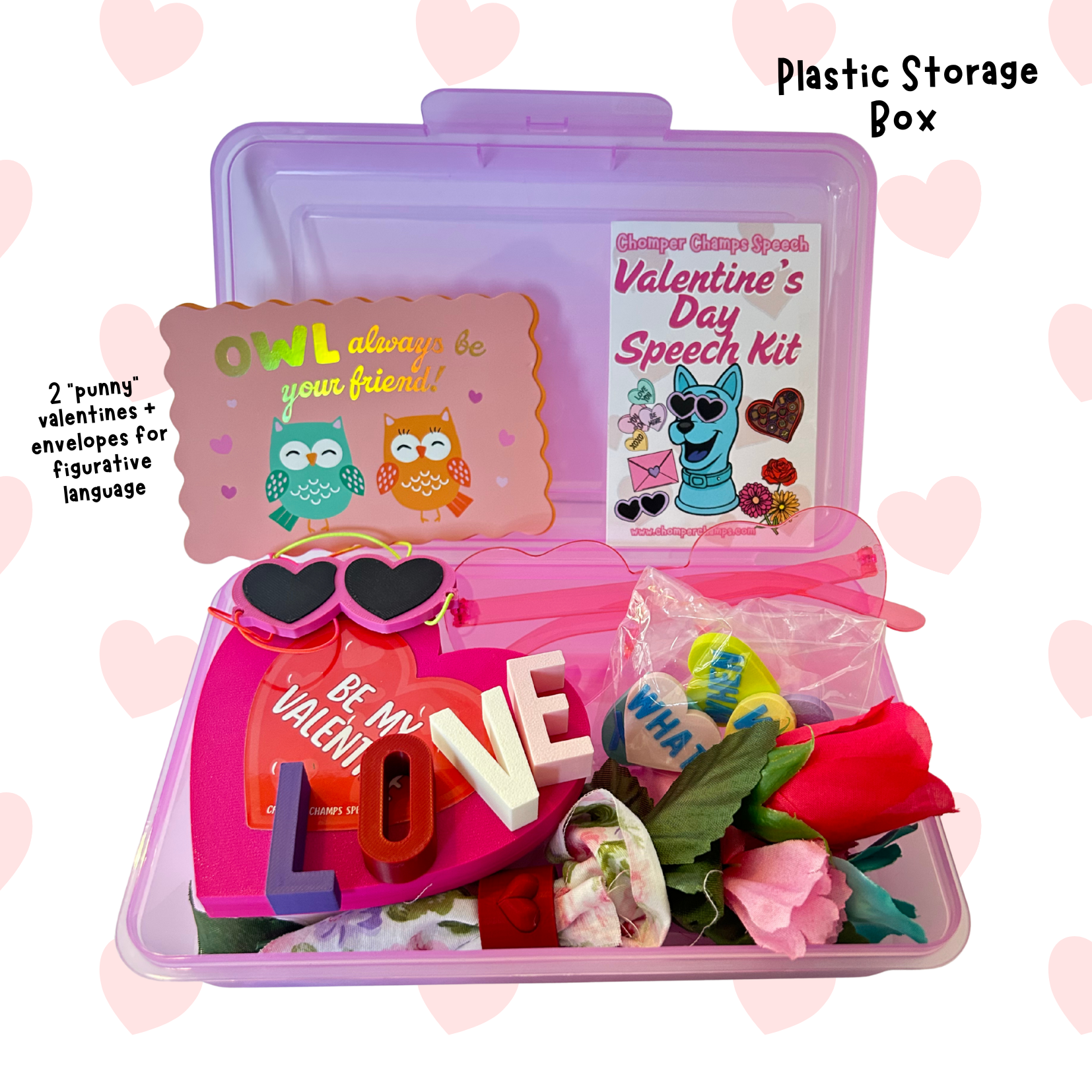 Valentines Day Speech Therapy Kit