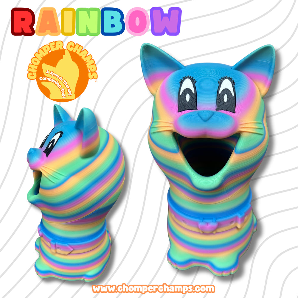 Chomper Champs Speech Therapy Companion Tool - Lulu the Cat