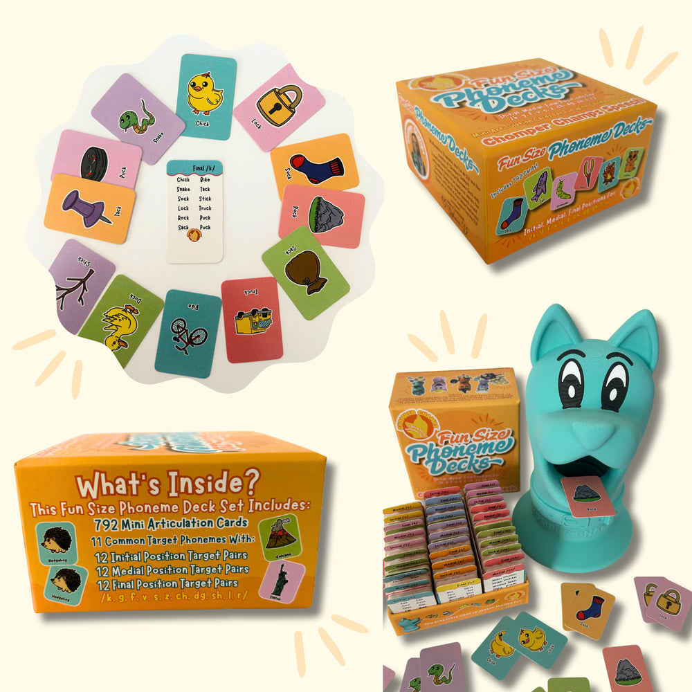 Fun Size Phoneme Deck - Mini Articulation Cards