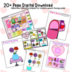 Valentines Day Speech Therapy Kit