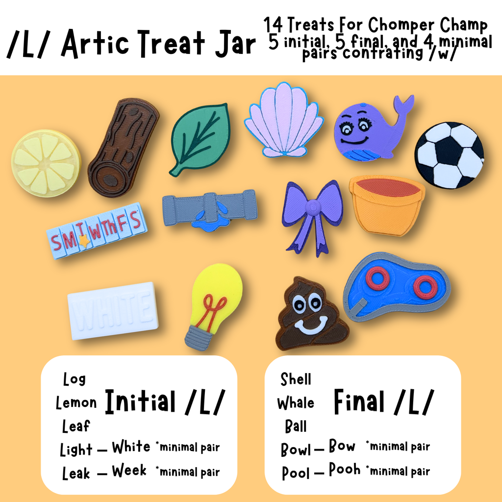 Artic Treat Jars - Phoneme Treats For Chomper Champs!