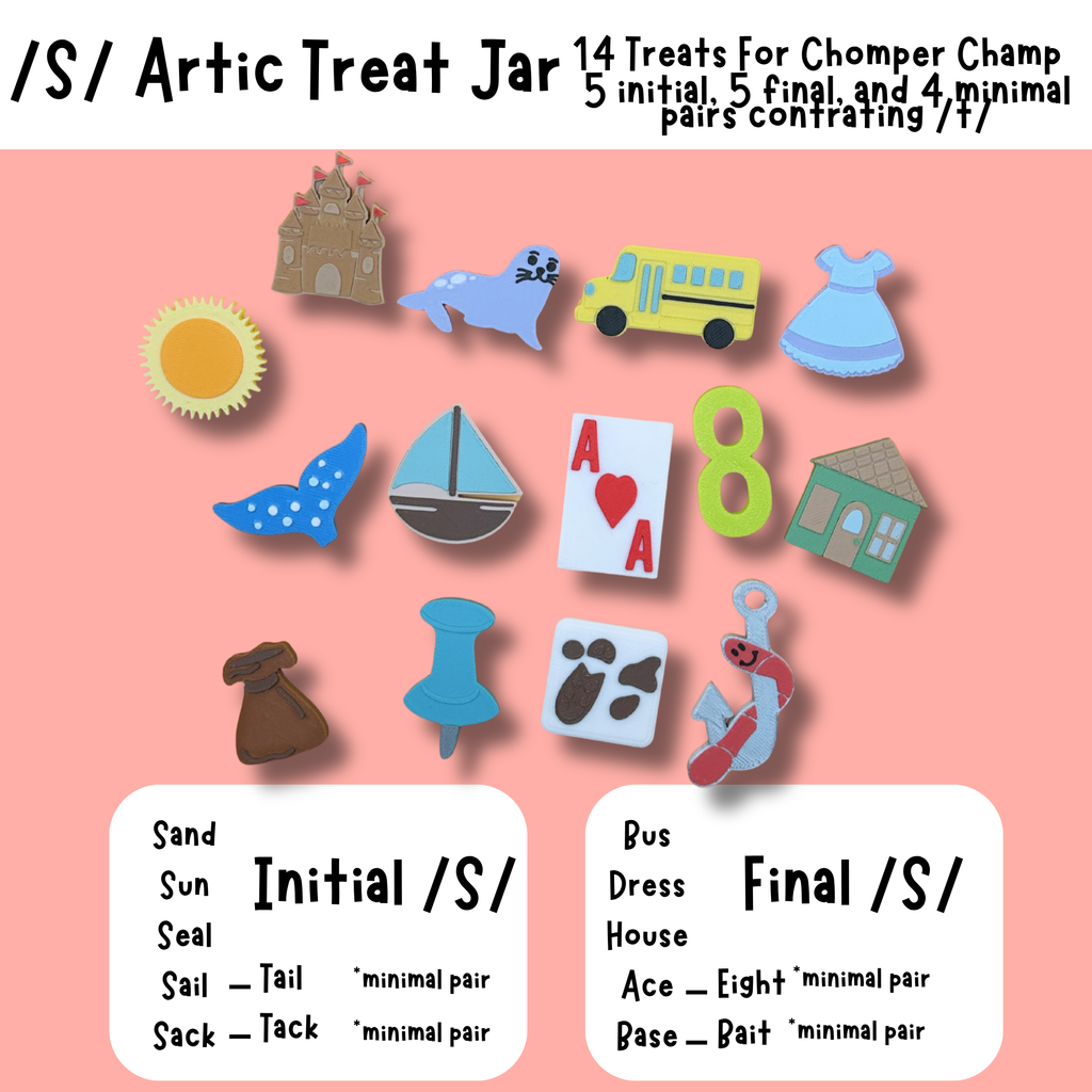 Artic Treat Jars - Phoneme Treats For Chomper Champs!