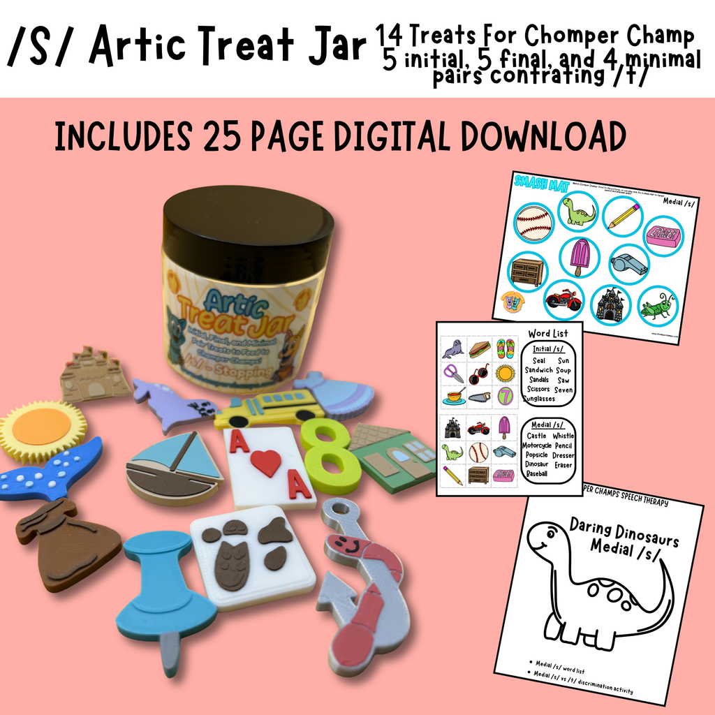 Artic Treat Jars - Phoneme Treats For Chomper Champs!
