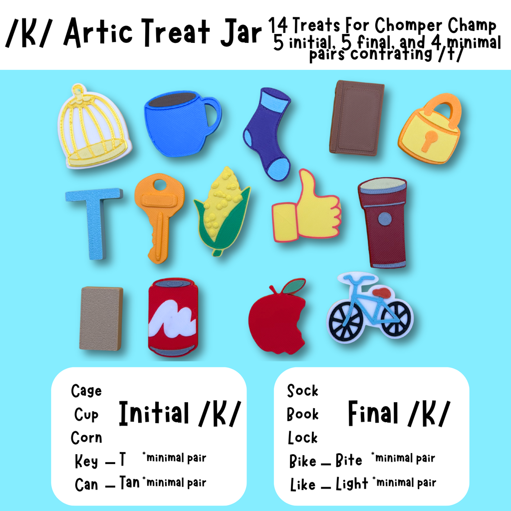 Artic Treat Jars - Phoneme Treats For Chomper Champs!