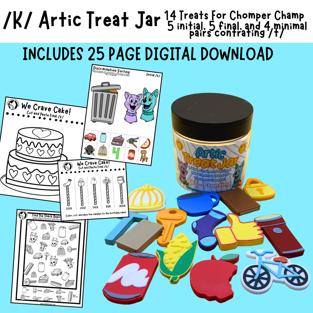 Artic Treat Jars - Phoneme Treats For Chomper Champs!