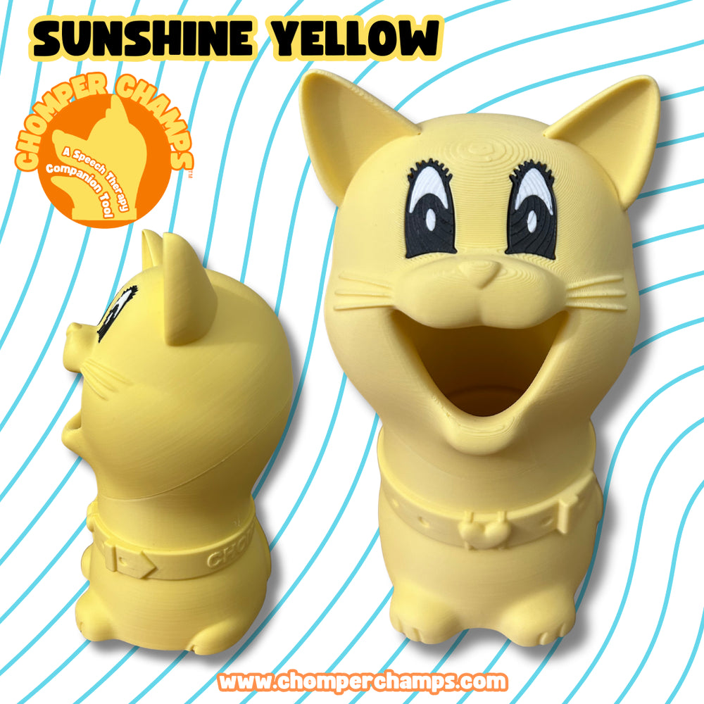 Chomper Champs Speech Therapy Companion Tool - Lulu the Cat